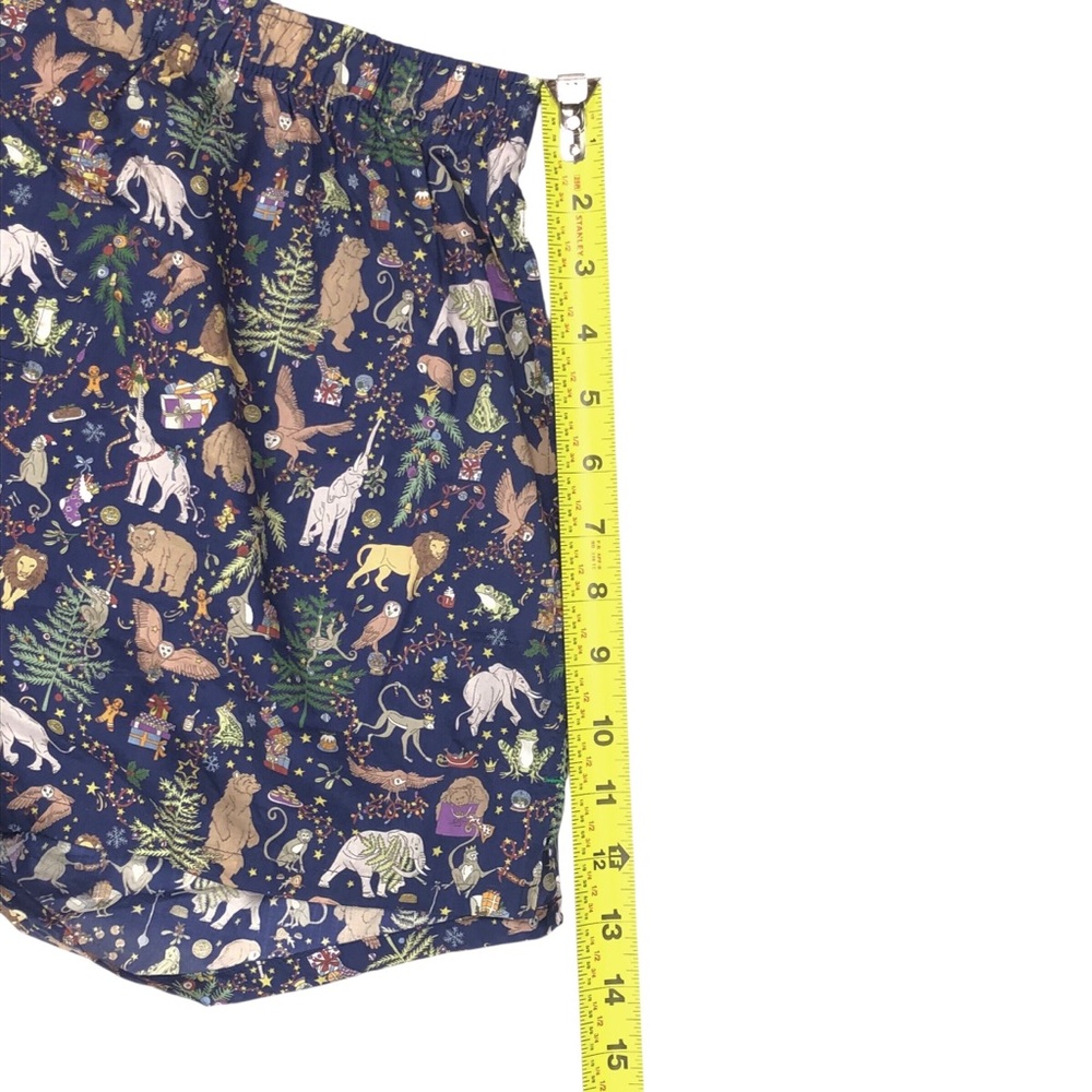 Sid Mashburn Button Front Boxer Short White Christmas Men's Size 36 NWT - Picture 7 of 7